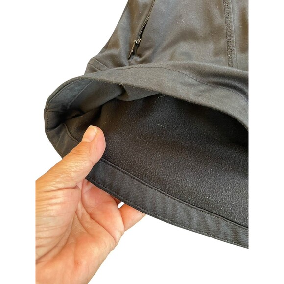 Athleta Twilight Run Jacket Womens S Stretch Zip Thumb Holes Pockets‎ Black - Picture 11 of 13